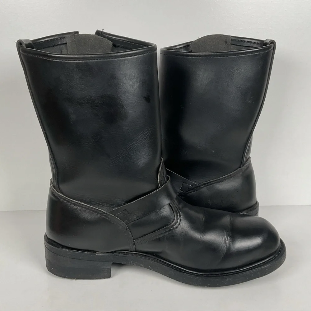 Vintage Brahma Steel Toe Engineer Boots | USA Made | Men’s 9